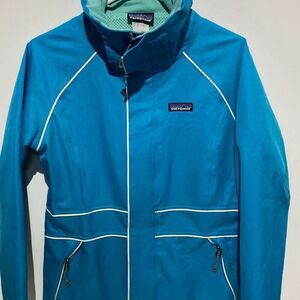 Patagonia Snowbelle Women's Blue Full Zip Long Sleeve Hard Shell Jacket Size XS